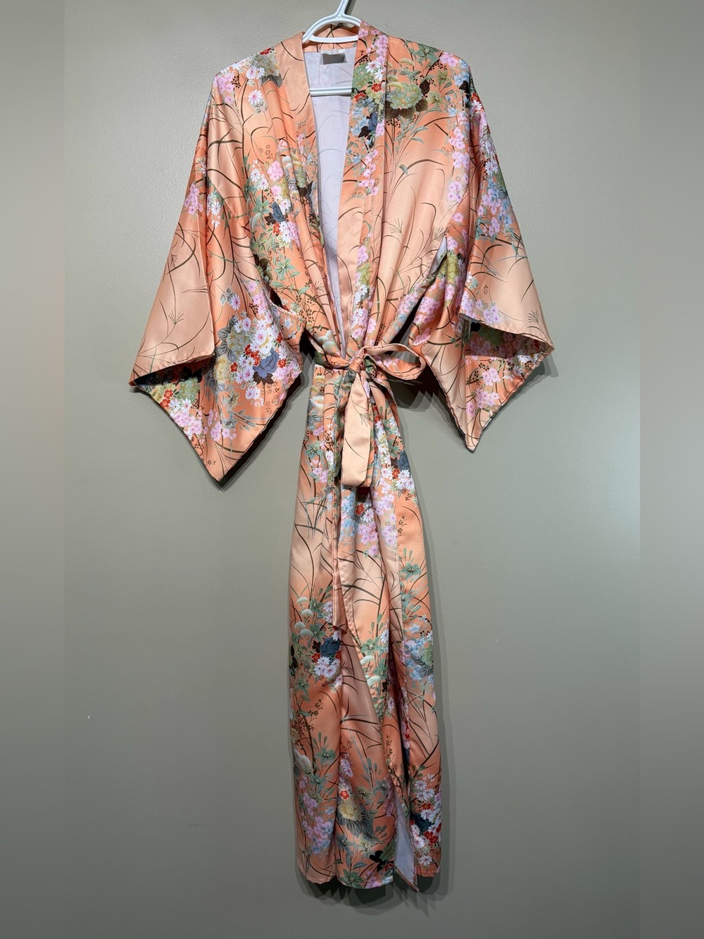 Vintage 70’s Japanese Style Kimono Robe Dressing Gown